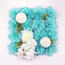 1 pièce/4 pièces Fleurs artificielles pour fond mural Rose Marguerite convenant pour les fêtes familiales, les décors de mariage, la décoration murale de magasin, les photos de fond. Agencement de mur de fleurs