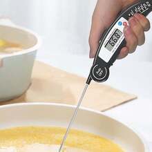 Digital Meat Thermometer, Suitable For Cooking Food, Kitchen, Barbecue, With Probe, Can Measure Water, Milk, Oil, Liquid, Oven Temperature, Applicable For Large Restaurant Kitchen, Digital Temperature Sensor Instrument (Battery Not Included) - Multicolor - View 6