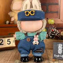 1 Set 17 Cm Doll Clothing Set (No Doll), Compatible With Labubu,Clothing Set Suitable For 6.7-Inch Doll Set, Fashionable And Unique Hat And Clothing Accessories, Suitable For First/Second/Third Generation Dolls To Play And Display ,Clothing Set Only (Shoes And Dolls Not Included) - Multicolor - View 6