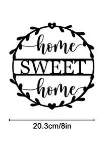 HELLOYOUNG 1pc Personalized Door Plaque - Modern Front Door Decor, Customizable Family Name, Door Knocker And Hanging Nameplate | Weather-Resistant Indoor/Outdoor Decorative Accessory, Multipurpose, Decorative, Reusable, Ideal Gift For Him, Her, Boyfriend, Dad, Girlfriend, Mom, Family, Friends