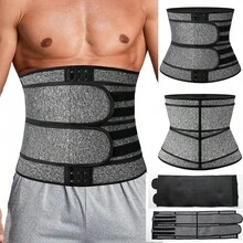 Sauna Effect Waist Trimmer, Sweat Inducing Neoprene Waist Trainer Belt For Workout