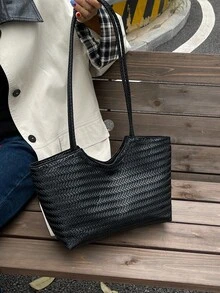 Borsa a spalla semplice di grande capacità per donne, novità 2025