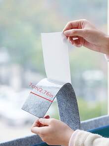 1 Roll Window Condensation Solution - Anti-Condensation Sealing Tape & Waterproof Self-Adhesive Absorbent Felt Strip, Moisture Barrier & Suction Seal To Effectively Keep Windows Dry, Suitable For Windows, Doors, AC Units - Multicolor - View 4