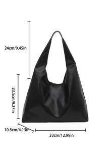 女士单肩包 - 黑色 - 查看 4