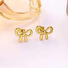 Conjunto de 4 peças de colar com contas de borboleta vazada, pulseira, brincos, joias de aço inoxidável, presente para amigos e namoradas