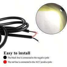 4 件装 18 毫米 LED 汽车鹰眼灯 12V 专用照明灯具适用于所有类型的车辆 - 4pcs - 查看 8