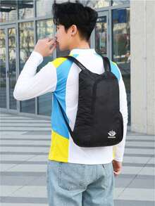 Foldable Outdoor Backpack - Lightweight Travel Bag, Adjustable Shoulder Straps, Commute & Cycling Design, Durable Zipper Closure, Practical Pockets, Compact Size, Ideal For Outdoor Sports & Fitness, Men & Women, Comfortable Foldable Bag - Ultra Lightweight Packable Storage Bag, Travel Bag - Waterproof Backpack, Outdoor Sports Backpack, Small Backpack, Mini Backpack, Back To School & Holiday Travel Bag, Camping Backpack, Outdoor & Sports Travel Bag For Back To School Season