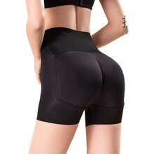 Butt Lifting And Enhancement Panties Shorts With Butt Padding, High Waist Shaping - Negro - Ver 6
