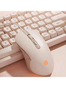 HP M280 Wired Gaming Mouse With Customizable RGB Lighting, High-Precision Optical Tracking, Non-Slip Matte Grip, Plug-And-Play USB, Universal Gaming Peripheral, Pink, Quiet - Pink Mute - View 4