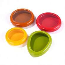 1 pieza/4 piezas Caja de almacenamiento de frutas, contenedores de almacenamiento de silicona para frutas, Conservador de aguacate para refrigerador, Recipientes de almacenamiento reutilizables para refrigerador, Conservadores de cebolla, Almacenamiento de frutas y verduras para cebolla, tomate, limón, patatas, Soporte reutilizable para almacenamiento de alimentos, Vainas de estiramiento frescas para conservador de alimentos