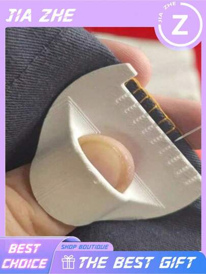 1 Piece Of Simple Sewing Tool - Durable Plastic Edge Sewing Overlock Tool Suitable For Beginners And The Elderly, With 4mm And 3mm Spacing, Perfect For DIY Hand Sewing Projects, Sewing Accessories | Ergonomic Design | Smooth Surface