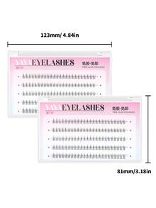 40pcs 5-Row Flaming Lashes Set, Faux Mink, Glue-Free, 3-Second Application, C-Curl, Segmented, Natural Manga-Style Eyes, Transparent Band, Individual Lash Extension For Daily Makeup, DIY At Home, Soft And Easy To Use Lash Clusters, Lash Clusters, Individual Lashes, False Eyelashes