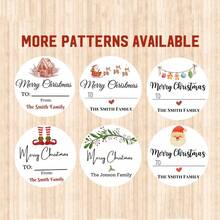 10pcs Custom Christmas Stickers / Gifts / Christmas Stickers / Merry Christmas Labels / Personalized Gift Stickers - White - View 6