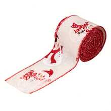 Christmas Ribbons Colorful Letter/Snowman Christmas Wide Ribbons - 白色 - 查看 6