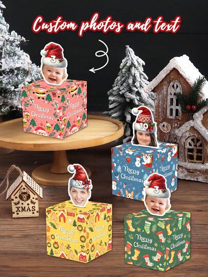 Christmas Cash Gift Piggy Bank, Surprise Coin Bank, Adult Cash Gift, DIY Fun Holiday Cash Coin Bank, Suitable For Women, Men, Girls, Boys, Moms, Dads And Friends