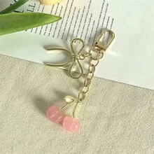 1pc Luxurious Cherry Pendant, Fashionable, Elegant, Classic, Versatile, Minimalist, Unique, High-End Design, Unisex, Suitable For Everyday Wear, Parties, Outdoor, Gifts, Valentine's Day, Christmas, Carnival