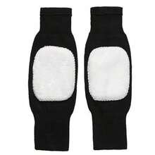 1Pair Of Winter Unisex Knee Warmers Soft Thermal Lined Knee Protectors Thermal Energy Knee Pads Leg Covers