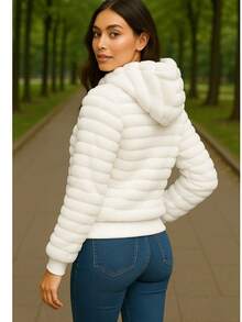 Women Coats - White - View 3