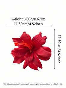 1/2 مجموعة مشابك شعر على شكل زهرة الليلي للنساء، بوهيمي بسيط عصري، من مادة البوليستر، مشابك شعر بتدرج لون زهرة الليلي، مناسبة للاستخدام اليومي، العطلات، تثبيت تسريحة الشعر، ملابس العطلات للمرأة - متعدد الألوان - مشاهدة 7