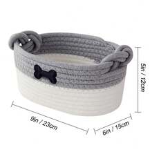 Small Woven Storage Basket, Cute Pet Toy Basket, Desktop Decor Storage Basket, Home Organizer Box, Mini Storage Basket For Entryway, Cosmetics, Keys, Pet Snacks And Toys, Kids Room Clutter And Toy Storage