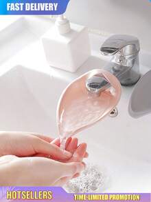 2pcs Faucet Extender With Adjustable Splash Guard, Suitable For Kitchen And Bathroom, Prevents Water Splashing, Home Bathroom Accessories, Bathroom Decor, Home Supplies - Multicolor - View 5