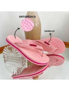 Women's Comfort Luxury Sandal - Orthopedic, Anatomical And Non-Slip Sandlux - 淺粉色 - 查看 1