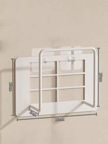 1/2 piezas Soporte para router, Estante de almacenamiento WiFi, Soporte de montaje, Soporte de montaje en pared. Caja de almacenamiento sin agujeros para decodificador. Suministros para el hogar - Multicolor - Ver 16