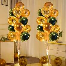 2 Pack Balloon Stand Kit With Lights For Floor, Balloon Tower With Stand, Balloon Pole For Wedding, Baby Shower, Birthday Party Or Bachelorette Party Decoration - Trong sáng - Xem 9