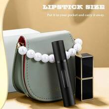 1pc Redesigned Perfume Spray Bottle, Portable Perfume Refillable Atomizer, Bottom Fill Mini Spray Travel Perfume Bottle, Pump Fills Directly From The Bottom Without Removing The Cap, 100% Pure Glass Inner Bottle, With A Visible Window So You Can Easily Know How Much Perfume Is Left, Available In 5ml / 8ml /10ml