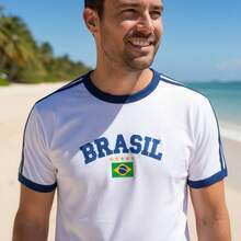Retro Brazil Embroidered Blouse Without State - Weiss - Übersicht 5