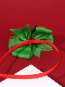 1 件装圣诞燕尾蝴蝶结发带，适合女孩，布艺圣诞树圣诞老人配饰头带，适合儿童，可爱新年发饰，适合幼儿派对礼物 - 彩色 - 查看 6