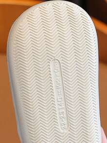 Fashionable Striped Slip-Resistant Warm Cute Plush Student Slippers, Children Slippers, Teens Slippers - Orange - View 5