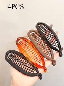 Wave Clip, Minimalist Banana Clip, A-Type Clip For Bun, Half-Up High Ponytail Clip, Women's Magical Weapon For Hairstyles, Not Suitable For Long Hair, Santa Gift, Valentine's Day Gift, Christmas Stocking Stuffer, Personalized Gift, Christmas Gift