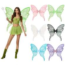 1pc Star-Shaped ABS (ABS Resin) Pentagram Magic Wand, Angel Star Fairy Magic Wand, Double Heart Magic Wand, Stage Performance Prop, Suitable For All Seasons,Party - Silver - View 10