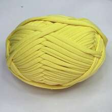 1 pièce 100g Fil de t-shirt, 30m/pièce Fil élastique de tissu pour crochet et tricot DIY, fil épais pour bretelles, pour projets de couverture, tapis et décoration maison faits main au crochet
