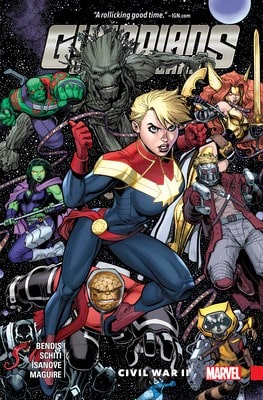 Pre-Owned Guardians Of The Galaxy: New Guard Vol. 3 - Civil War II (Paperback) By Brian Michael Bendis, Arthur Adams