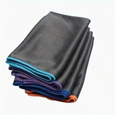 Cleaning Cloths, Dust-Free Carbon Fiber Cleaning Cloths, Carbon Fiber Microfiber Cloths, Traceless Reusable Dishcloths - Multi-Purpose - Professional Cars - Cars And Motorcycles - Scratch-Resistant - Absorbent Wet Wipes, Suitable For Kitchen Cleaning, Bathroom Cleaning, General Room Cleaning Sets, Hotel Cleaning Cloths, School Dormitory Cleaning Kitchens, Glass Windows, Cars, Electronic Products - Chemics-Free, Scratch-Resistant