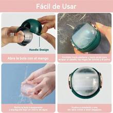 2 Rodillo Quitapelusas Reutilizable, Rodillo de Pelusa Porttil, Quitapelos y Rodillos para Mascotas, Lavable Reutilizable Removedor para Ropa, Muebles, Alfombras, Cama, Sof Rosa y Blanco - Rosa y Blanco - Ver 6