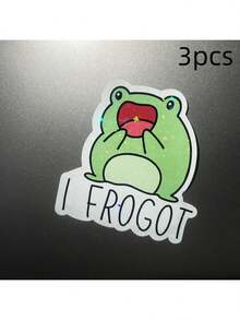 青蛙乙烯基贴纸 - 防水防晒，适合手机、笔记本电脑和汽车、学校用品、返校 - 彩色 - 查看 14