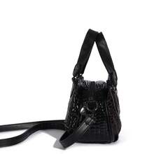 Bolso de mano de mujer con estampado de cocodrilo de lujo, bolso de hombro de gran capacidad y versátil de moda, bolso minimalista para ir al trabajo