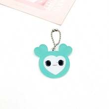 A Set Of /1 Piece Of Twice LOVELYS Cartoon Character Pearl Chain Double-Sided Acrylic Keychain Pendant Accessories, Christmas Gift (Style Random) - Multicolor - View 4