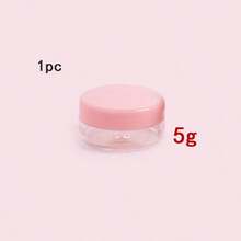 20/10/5/1pc 5g Travel Bottle, Travel Container Suitable For Face Cream, Leak Proof Reusable Travel Accessories, Lotion Cosmetics Bottle With Cover, Suitable For Body Cream - Pink - View 9