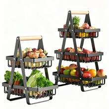 Multi-Layer Basket For Home, Picnic, Outdoor, Kitchen, Dining Room - Vegetable Basket, Fruit Basket, Snack Basket, Storage Basket, Bread Basket, Home Decor, Party & Christmas Storage