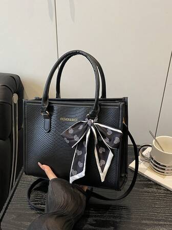 Bolso de hombro cuadrado minimalista y elegante, bolso cruzado de mujer de diseño único