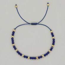 1 pieza/Bohemio/Nuevo Chino/Pulsera con cuentas de cristal y doradas, Pulsera de la suerte/Representa dinero y prosperidad, Adecuado tanto para hombres como para mujeres, Apropiado para diversas ocasiones, Regalo para amigos y familiares