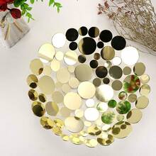 Metal Fruit Bowl Basket Creative Table Centerpiece Fruit Stand Decorative Countertop Fruit Holder For Kitchen Counter, Iron Large Fruit Plate Round Storage Tray For Bread Snacks Candy (Black) - A - 查看 6