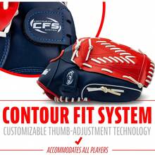 Guante de Béisbol Específico para Diestros: Modelo Franklin Sports Field Master USA - 12" - Trapecio Web - Ver 11