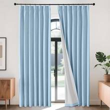 Blue|pinch Pleated