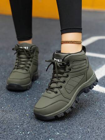 2025 Women's Fashion Hiking Shoes, New Lightweight Thick-Sole Travel Sports Shoes, Outdoor Hiking Shoes, Non-Slip Durable Casual Trekking Sports Shoes, Wear-Resistant Work Shoes