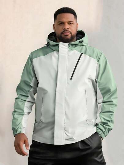 New Plus Size Men's Casual Outdoor Jacket, Spring/Autumn